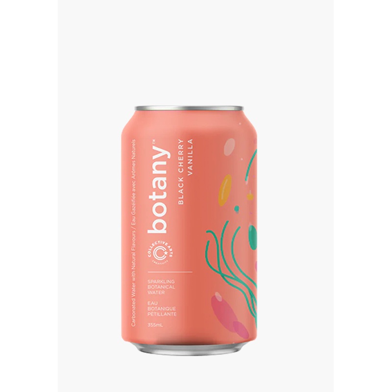 ‘Botany’ Black Cherry Vanilla Sparkling Botanical Water