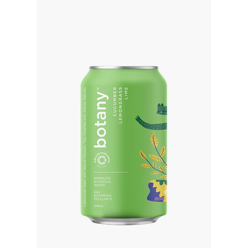 ‘Botany’ Cucumber Lemongrass Lime Sparkling Botanical Water