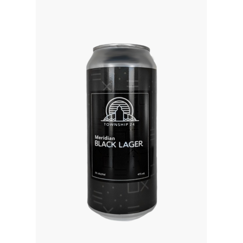 Township 24 ‘Meridian’ Black Lager – 4 x 473ML
