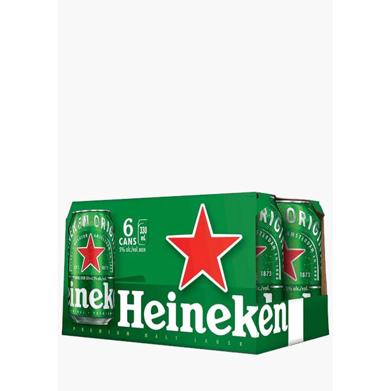 Heineken Lager Cans – 6 x 330ML