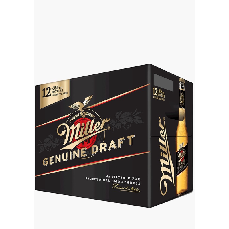 Miller Genuine Draft – 12 x 355ML