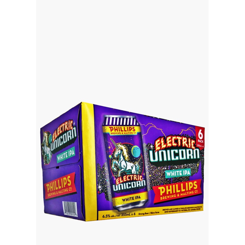 Phillips Brewing ‘Electric Unicorn’ White IPA – 6 x 355ML