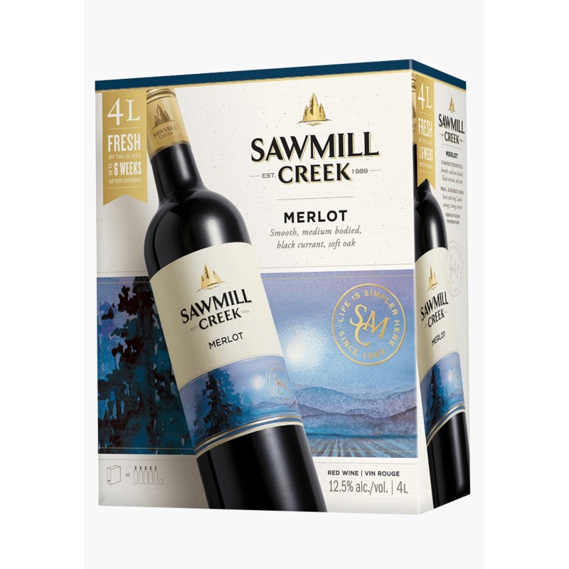 Sawmill Creek Merlot|Canada|4000ML|N.V.