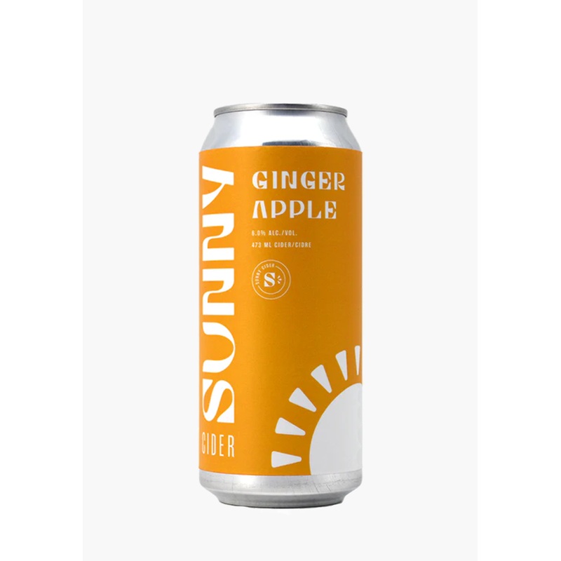 SunnyCider Ginger Apple – 4 X 473ML
