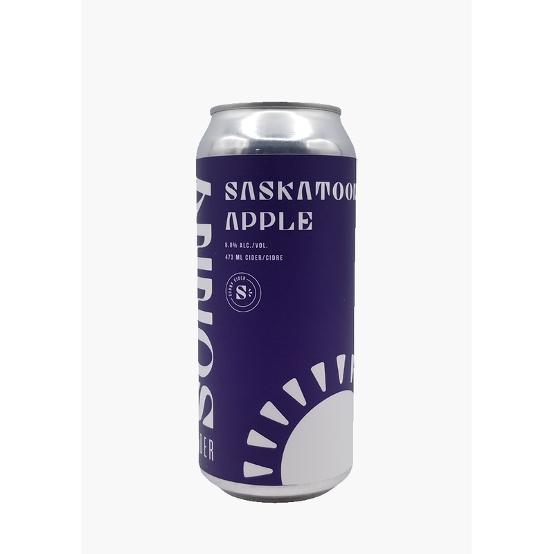 SunnyCider Saskatoon Apple Cider – 4 X 473ML
