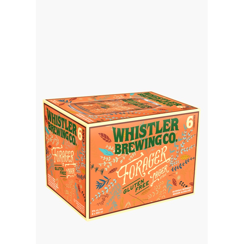 Whistler Brewing ‘Forager’ Gluten Free Lager – 6 X 355ML