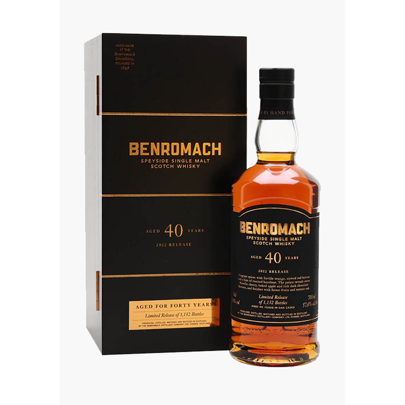 Benromach 40 Year Old Single Malt Scotch Whisky