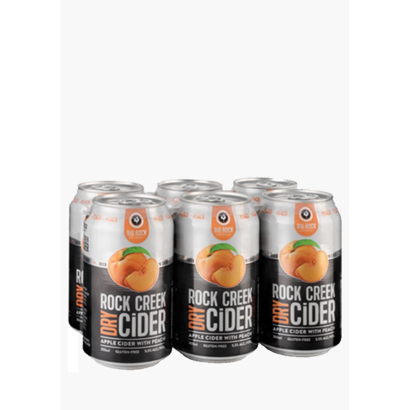 Big Rock ‘Rock Creek’ Dry Peach Cider – 6 X 355ML