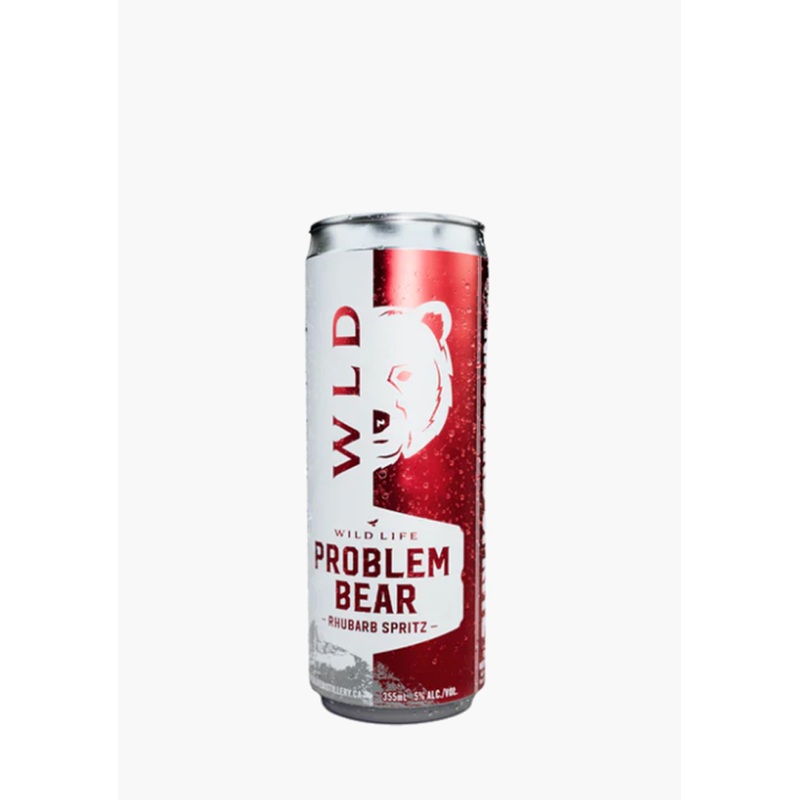 Wild Life ‘Problem Bear’ Rhubarb Spritz – 4 X 355ML