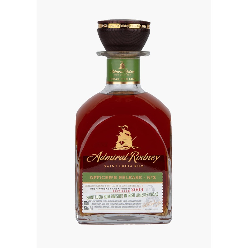 Admiral Rodney ‘Officers Release No. 2’ Irish Whiskey Cask Rum