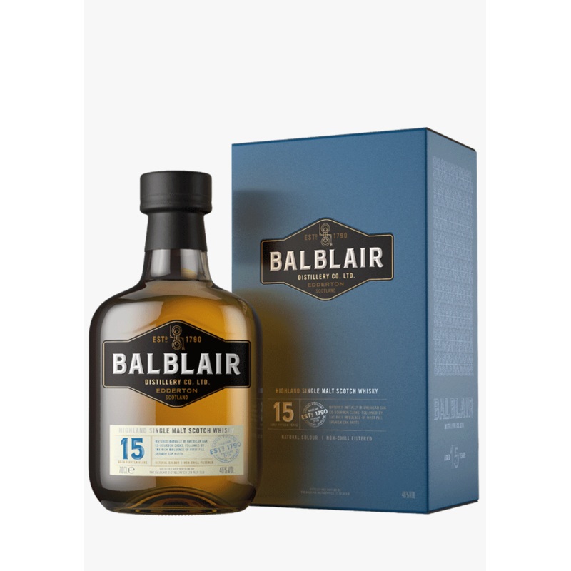 Balblair 15 Year Old Highland Single Malt Scotch Whisky