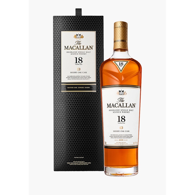 Macallan Sherry Oak 18 Year Old Single Malt