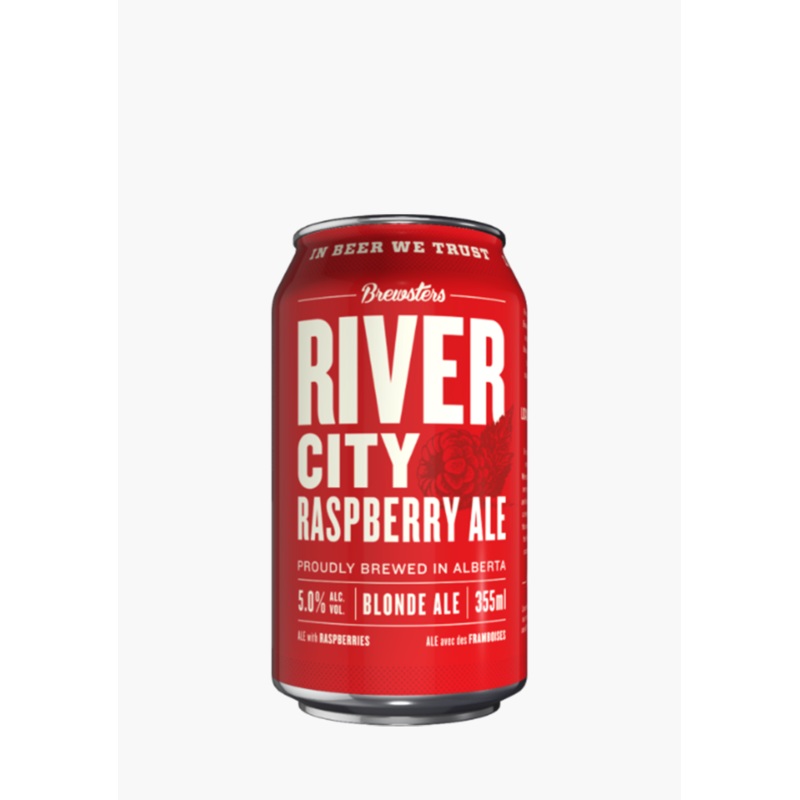 Brewsters River City Raspberry Ale – 6 x 355ML