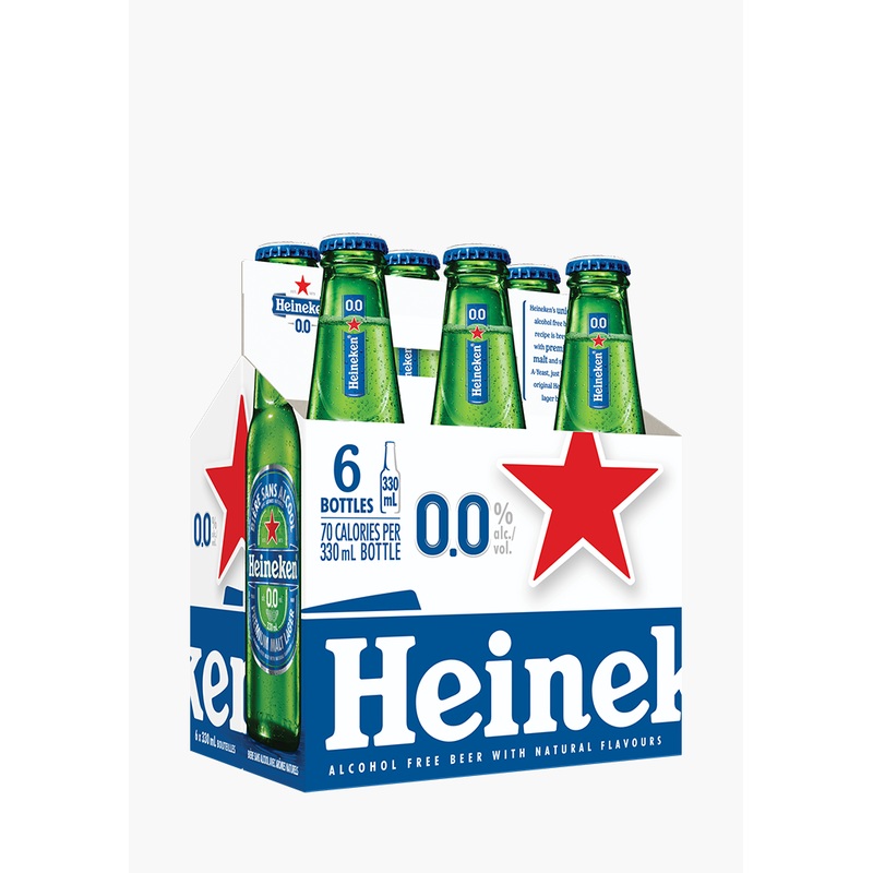 Heineken ‘0.0’ Alcohol Free Beer – 6 x 330ML