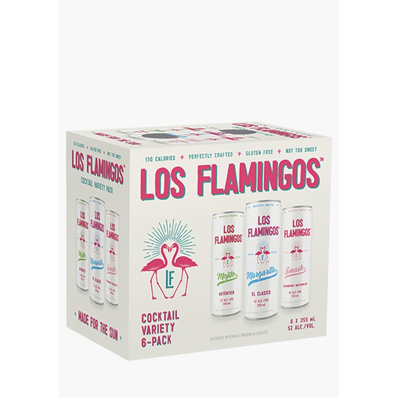 Los Flamingos Cocktail Variety – 6 X 355ML