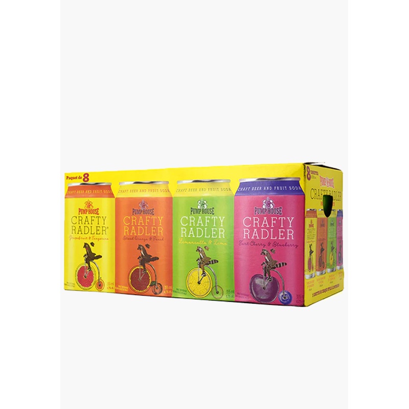 Pump House Crafty Radler Variety Pack – 8x355ML