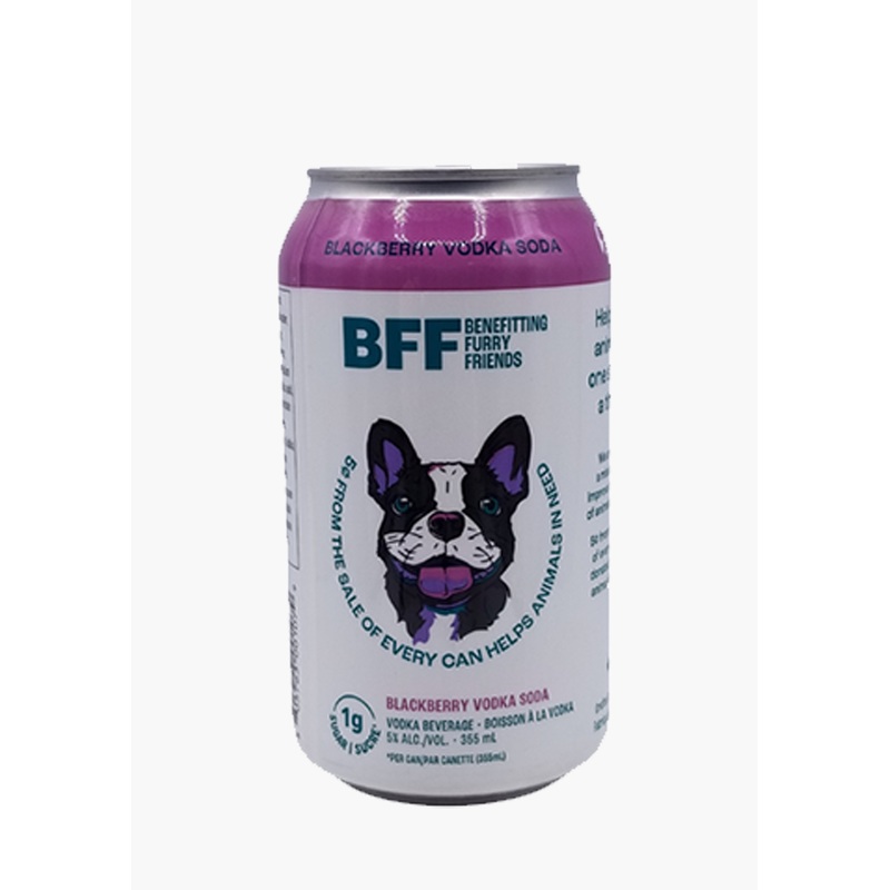 BFF Blackberry Vodka Soda – 6 X 355ML