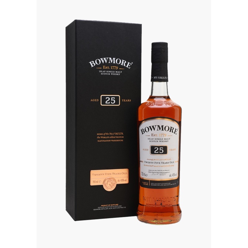 Bowmore 25 Year Old Islay Single Malt Scotch Whisky