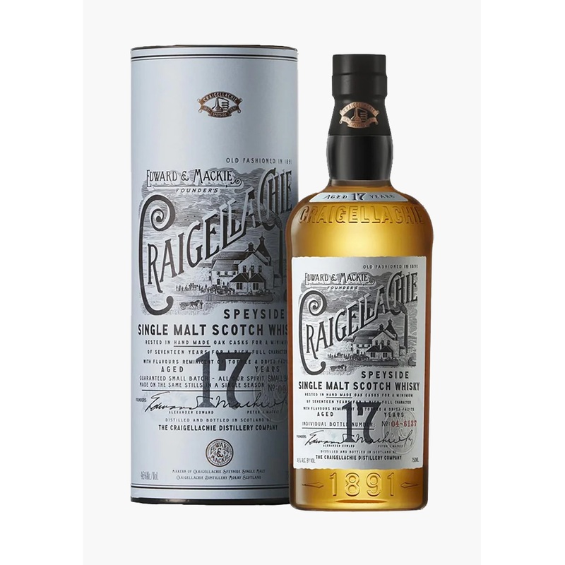 Craigellachie 17 Year Old Speyside Single Malt Scotch Whisky