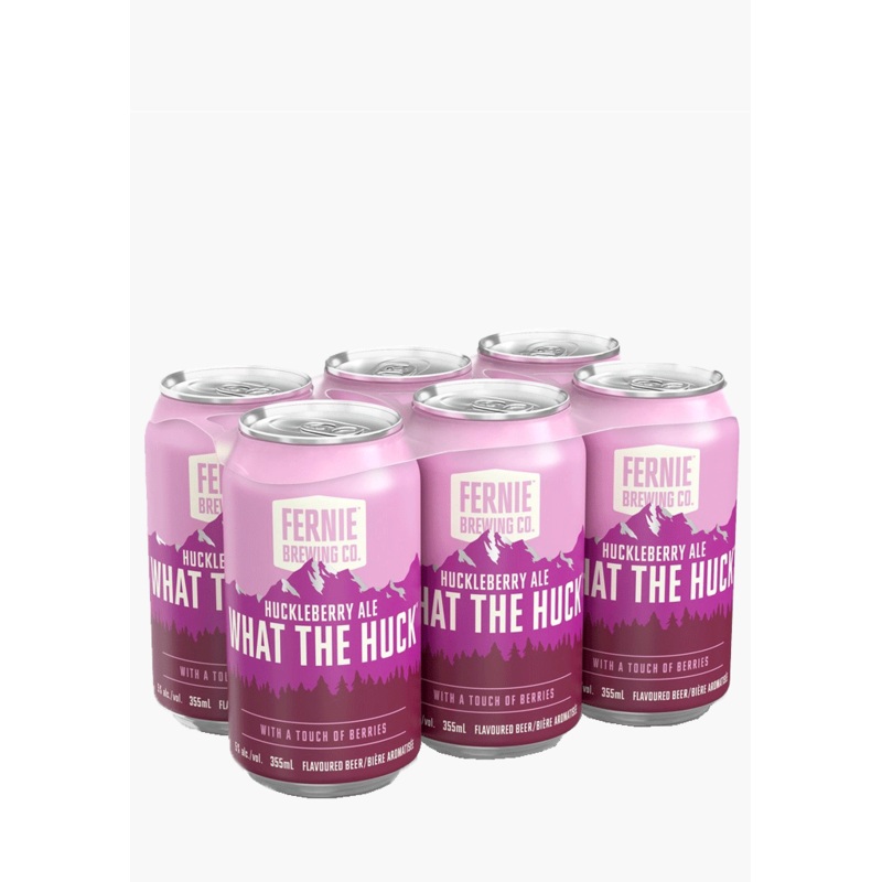 Fernie Brewing ‘What the Huck’ Huckleberry Ale – 6 x 355ML