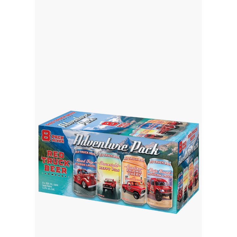 Red Truck Adventure Pack – 8 x 355ML