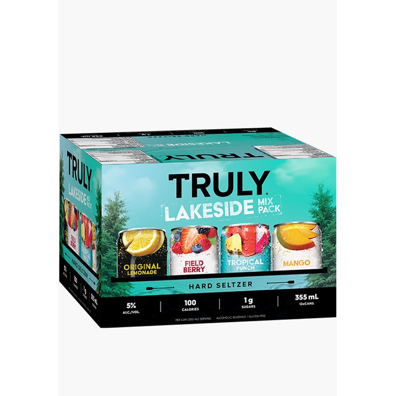 Truly Lakeside Mix Pack 4 X 355ML