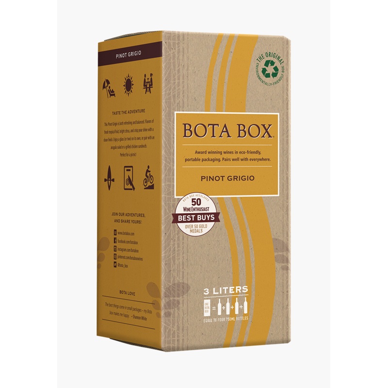 Bota Box Pinot Grigio|United States|3000ML