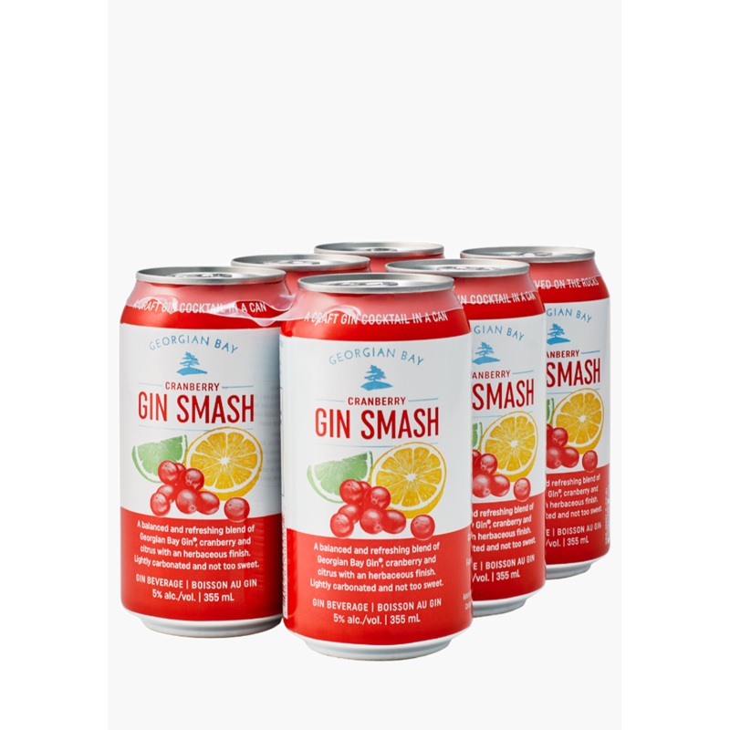 Georgian Bay Cranberry ‘Gin Smash’ – 6 x 355ML