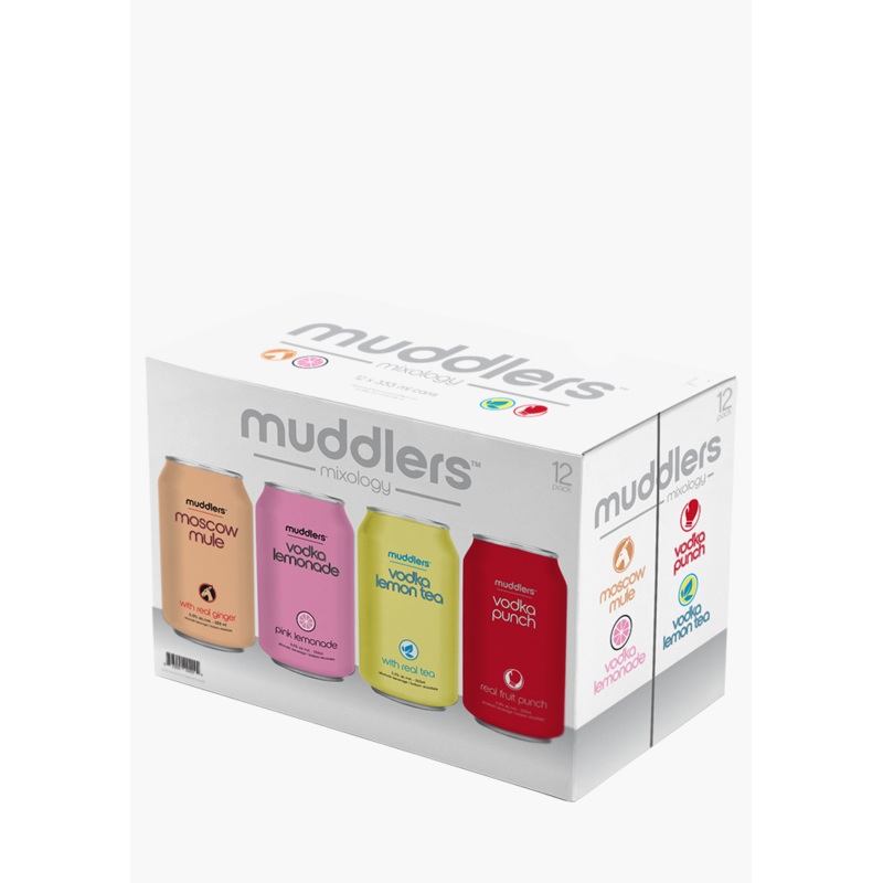 Muddlers ‘Mixology’ Mix Pack – 12 X 355ML