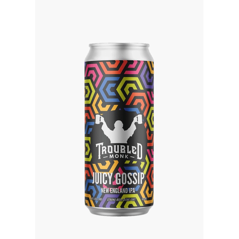 Troubled Monk ‘Juicy Gossip’ NEIPA – 4 X 473ML