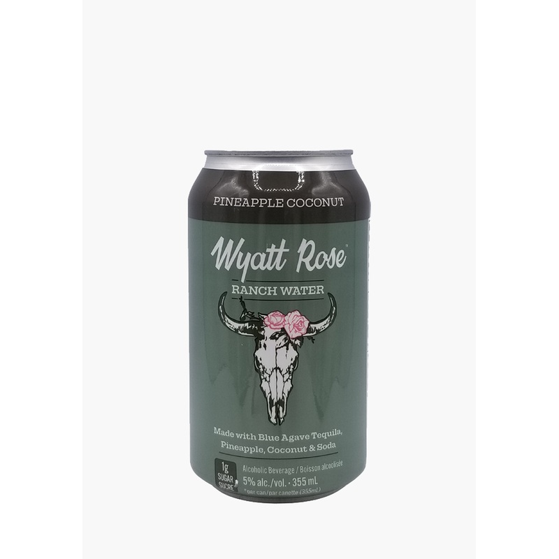 Wyatt Rose ‘Pineapple Coconut’ Ranch Water – 6x355ML