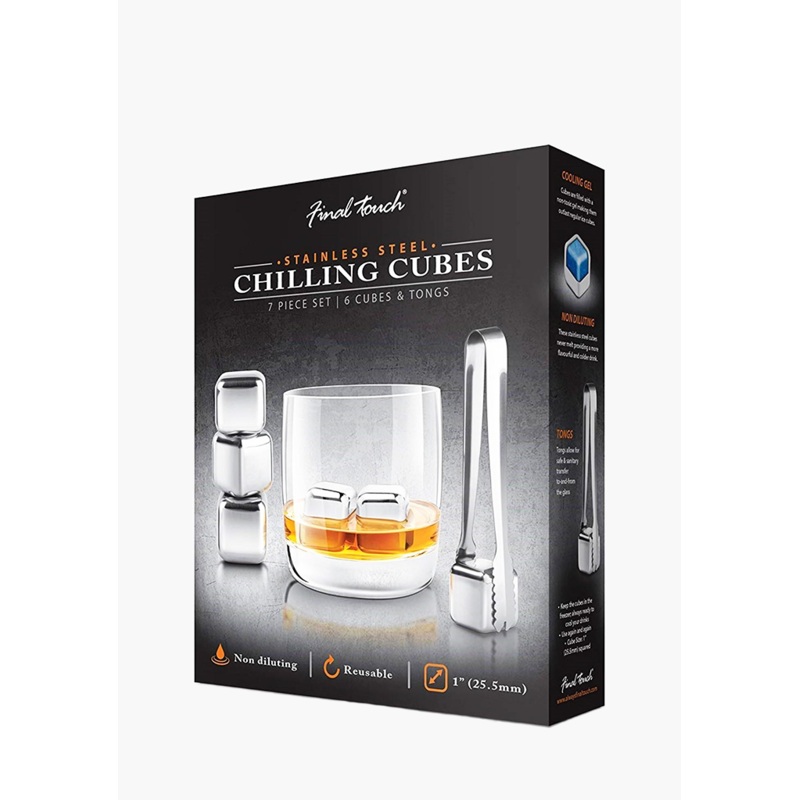 Final Touch Stainless Steel ‘Chilling Cubes’ – 7 Piece Set