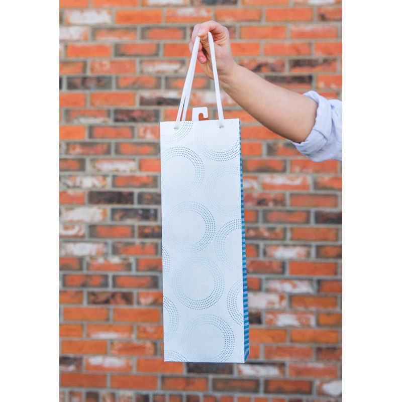 Geometric Blue Gift Bag|EACH