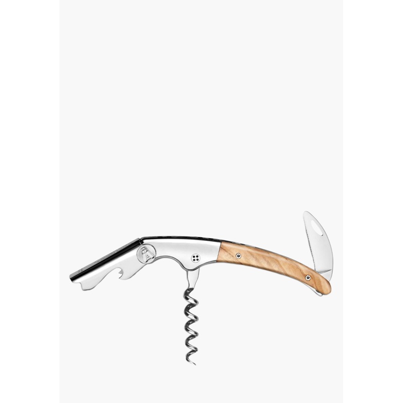 Laguiole Claude Dozorme Olive Wood Handle Corkscrew