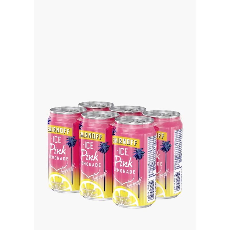 Smirnoff Ice ‘Pink Lemonade’ – 6x355ML