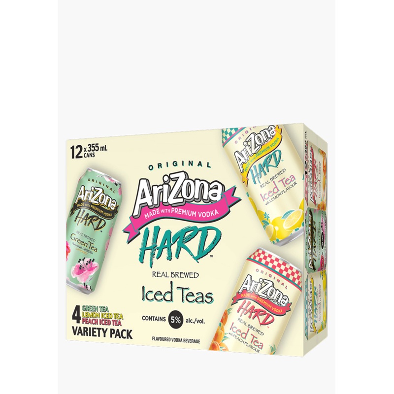 Arizona Hard Iced Teas Variety Pack – 12x355ML