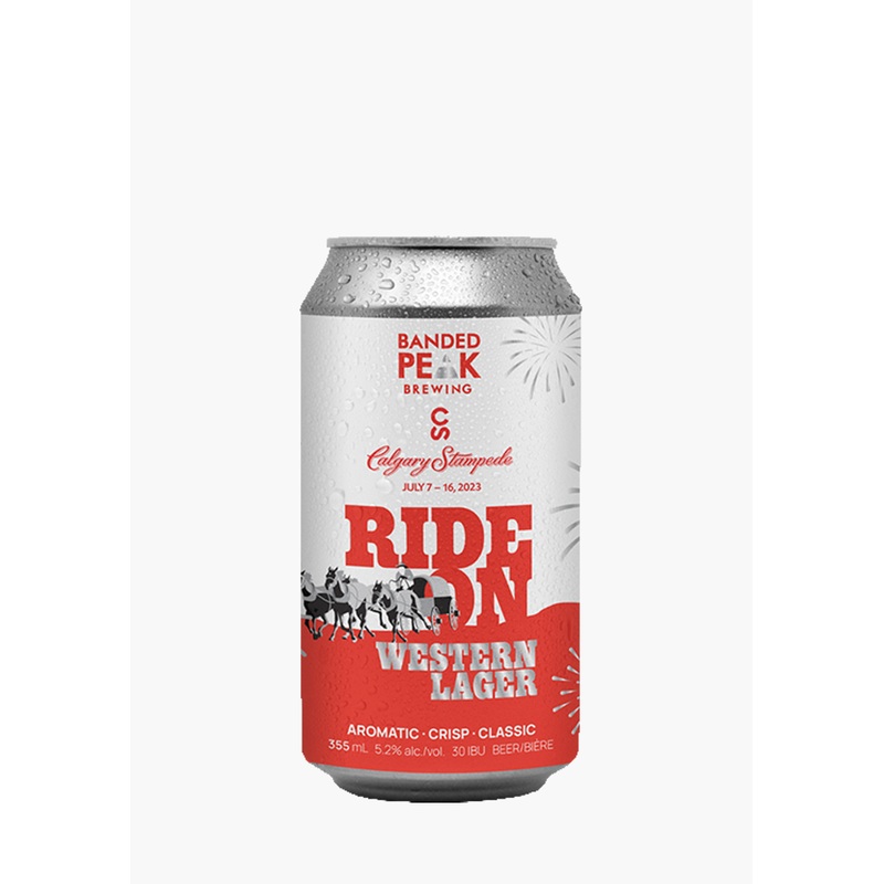 Banded Peak ‘Ride On’ Lager – 12 X 355ML