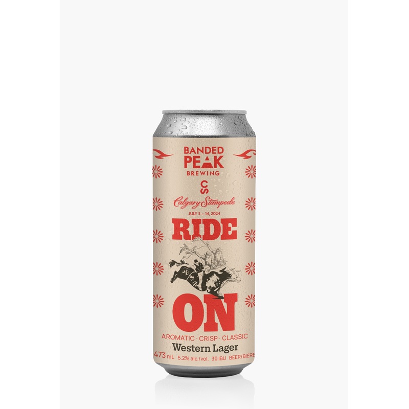 Banded Peak ‘Ride On’ Western Lager – 4x473ML