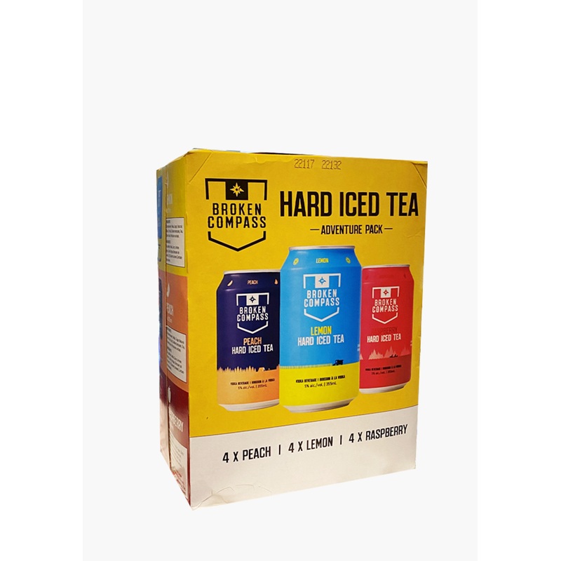 Broken Compass Hard Tea Mixer Pack – 12 x 355ML