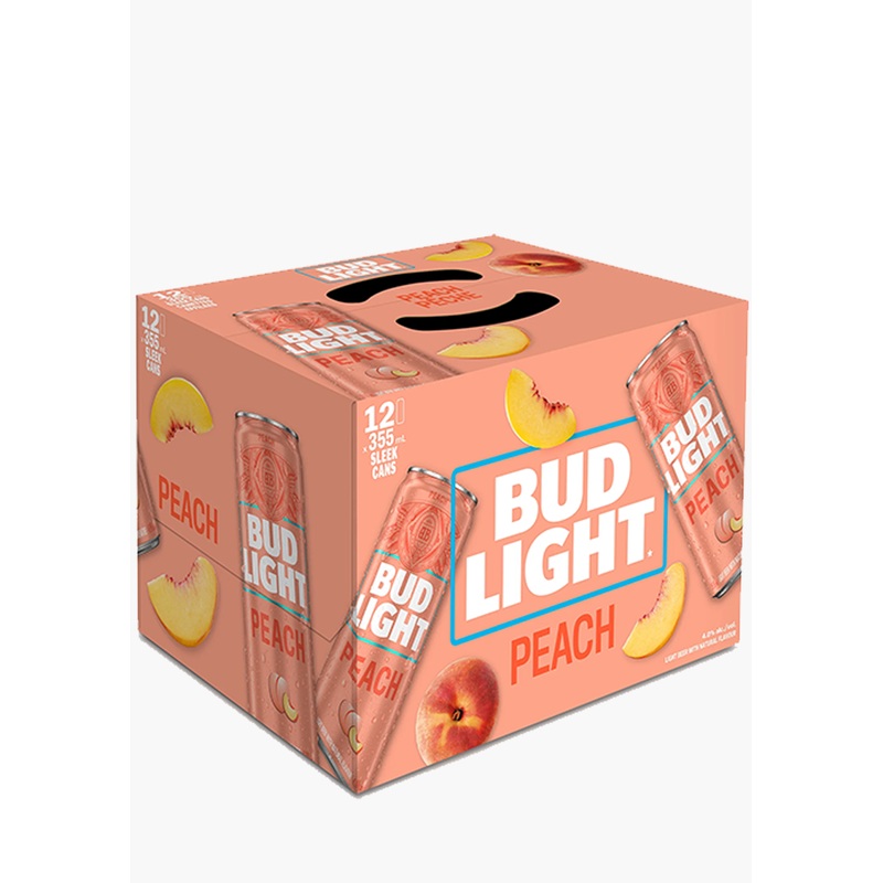 Bud Light Peach 12 X 355ML|Canada|12x355ML