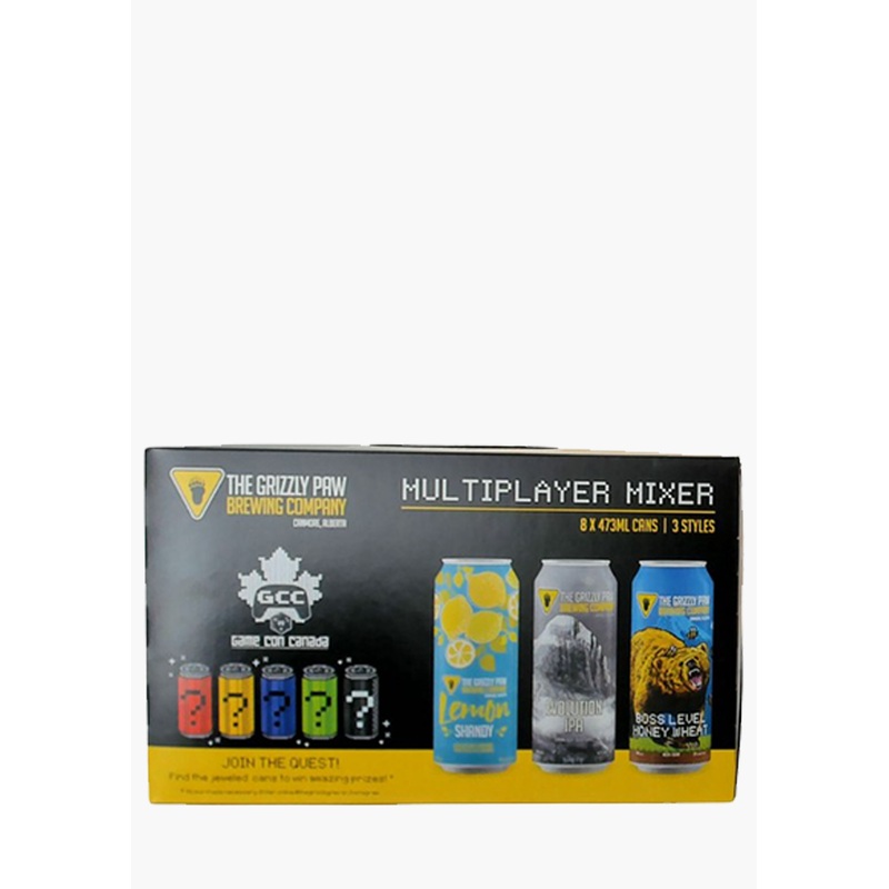 Grizzly Paw Game Con Canada Mixer – 8 X 473ML