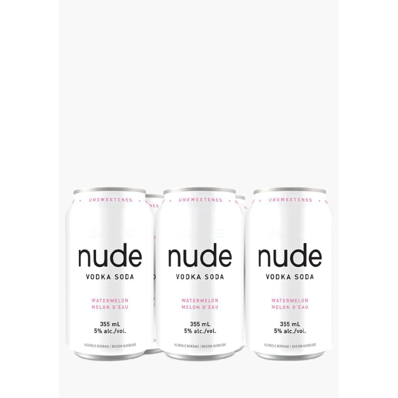 Nude Watermelon Vodka Soda – 6 x 355ML