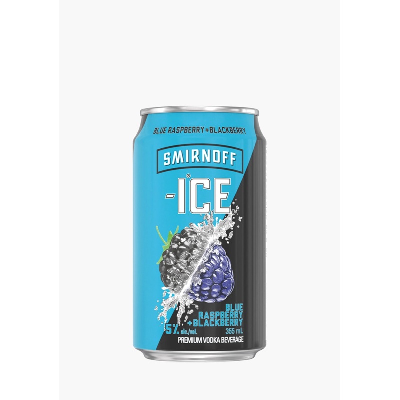Smirnoff Ice ‘Blue Raspberry + Blackberry’ – 6 x 355ML