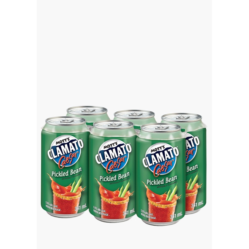 Mott’s Clamato ‘Pickled Bean’ Caesar – 6 X 341 ml