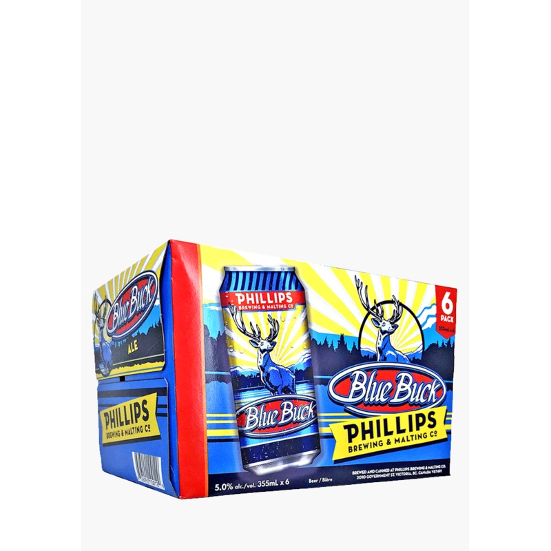 Phillips Brewing ‘Blue Buck’ Ale Cans – 6x355ML