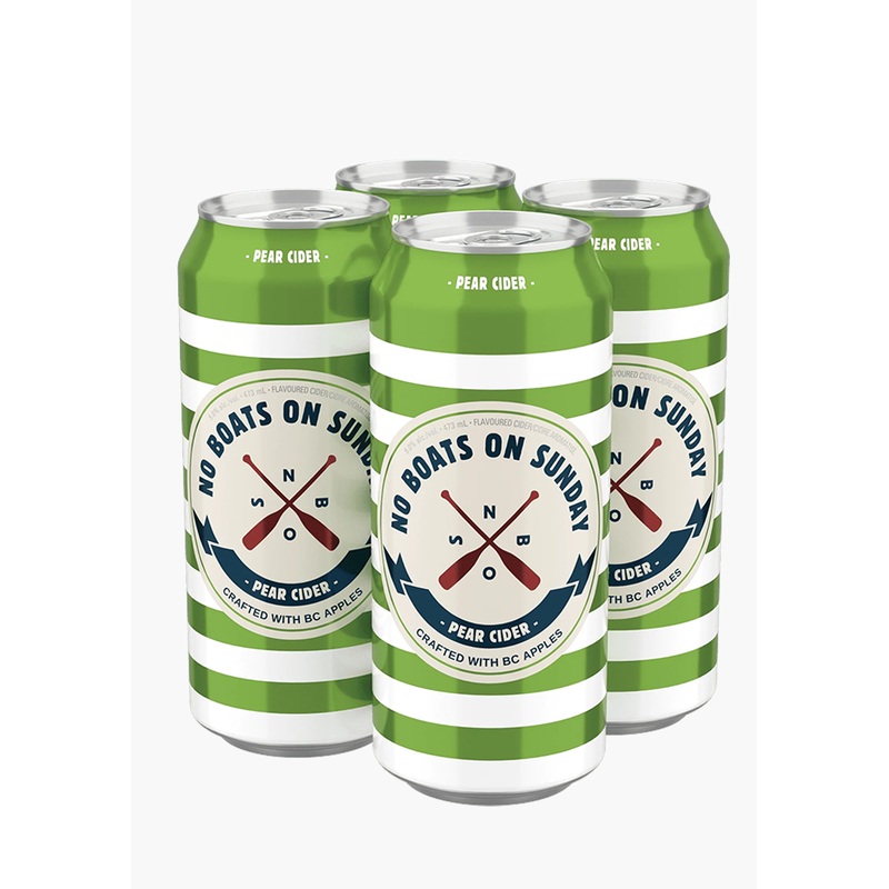 No Boats On Sunday Pear – 4 X 473ML