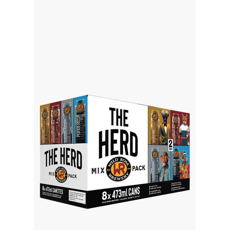 Wild Rose ‘The Herd’ Mix Pack – 8 X 473ML