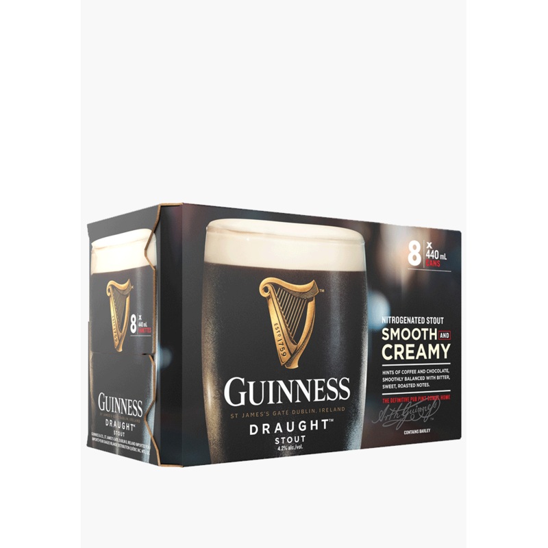 Guinness Pub Draught Stout – 8x440ML