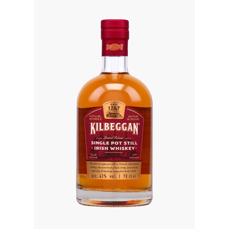 Kilbeggan Single Pot Still Irish Whiskey