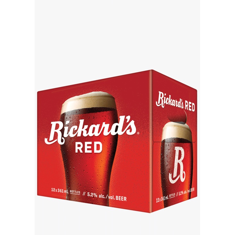 Rickard’s Red Btls 12 x 341 ml